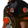 Cleveland Browns Hawaiian Shirt � Football Wave Brown Black, Casual Button Down For Men & Women