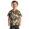 Cleveland Browns Hawaiian Shirt � Hibiscus Clusters Brown, Casual Button Down For Men & Women
