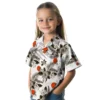Cleveland Browns Hawaiian Shirt � Hibiscus Palm Leaves Brown White, Casual Button Down For Men & Women