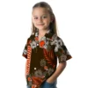 Cleveland Browns Hawaiian Shirt � Hibiscus Print Brown, Casual Button Down For Men & Women