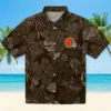 Cleveland Browns Hawaiian Shirt � Jungle Vibes Brown, Casual Button Down For Men & Women