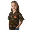 Cleveland Browns Hawaiian Shirt � Jungle Vibes Brown, Casual Button Down For Men & Women