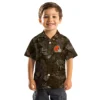 Cleveland Browns Hawaiian Shirt � Jungle Vibes Brown, Casual Button Down For Men & Women