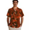 Cleveland Browns Hawaiian Shirt � Leafy Palms Brown, Casual Button Down For Men & Women