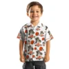Cleveland Browns Hawaiian Shirt � Palm Island Print Brown White, Casual Button Down For Men & Women