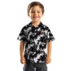 Cleveland Browns Hawaiian Shirt � Palm Motifs Black White, Casual Button Down For Men & Women
