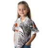 Cleveland Browns Hawaiian Shirt � Palm Stripes Brown Black White, Casual Button Down For Men & Women