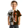Cleveland Browns Hawaiian Shirt � Palm Trees Brown White, Casual Button Down For Men & Women