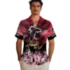 Atlanta Falcons Hawaiian Shirt � Custom Tropical Canoe Red Casual Button Down For Men & Women