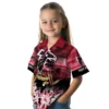 Atlanta Falcons Hawaiian Shirt � Custom Tropical Canoe Red Casual Button Down For Men & Women