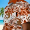 Baltimore Orioles Hawaiian Shirt - Custom Floral Baseball Orange White - Gift For Men, Women