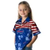 Buffalo Bills Hawaiian Shirt � Custom Us Flag Hibiscus Blue, Casual Button Down For Men & Women