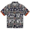 Chicago Bears Hawaiian Shirt � Custom Tribal Stripes Blue White, Casual Button Down For Men & Women