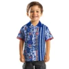 Chicago Cubs Hawaiian Shirt - Custom Hibiscus Arrows Blue White - Gift For Men, Women