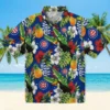 Chicago Cubs Hawaiian Shirt - Custom Tropical Toucan Blue Green - Gift For Men, Women