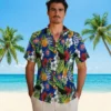 Chicago Cubs Hawaiian Shirt - Custom Tropical Toucan Blue Green - Gift For Men, Women
