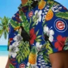 Chicago Cubs Hawaiian Shirt - Custom Tropical Toucan Blue Green - Gift For Men, Women