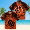 Cincinnati Bengals Hawaiian Shirt � Custom Star Stripes Orange, Casual Button Down For Men & Women