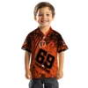Cincinnati Bengals Hawaiian Shirt � Custom Star Stripes Orange, Casual Button Down For Men & Women