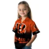 Cincinnati Bengals Hawaiian Shirt � Custom Sunset Pattern Orange Black, Casual Button Down For Men & Women