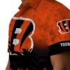 Cincinnati Bengals Hawaiian Shirt � Custom Sunset Pattern Orange Black, Casual Button Down For Men & Women
