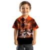 Cincinnati Bengals Hawaiian Shirt � Custom Sunset Scene Orange Black, Casual Button Down For Men & Women