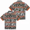 Cleveland Browns Hawaiian Shirt � Custom Tribal Stripes Brown White, Casual Button Down For Men & Women