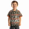 Cleveland Browns Hawaiian Shirt � Custom Tribal Stripes Brown White, Casual Button Down For Men & Women