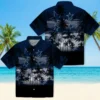 Dallas Cowboys Hawaiian Shirt - Personalized Baseball Floral Custom Sunset Blue Black Aloha Shirt