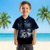 Dallas Cowboys Hawaiian Shirt - Personalized Baseball Floral Custom Sunset Blue Black Aloha Shirt