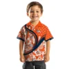Denver Broncos Hawaiian Shirt - Personalized Baseball Floral Custom Floral Wave Orange White Aloha Shirt