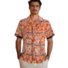 Denver Broncos Hawaiian Shirt - Personalized Baseball Floral Custom Tribal Stripes Orange White Aloha Shirt