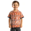Denver Broncos Hawaiian Shirt - Personalized Baseball Floral Custom Tribal Stripes Orange White Aloha Shirt