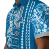 Detroit Lions Hawaiian Shirt - Custom Hibiscus Arrows Blue White Aloha Shirt