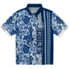 Indianapolis Colts Hawaiian Shirt - Custom Hibiscus Arrows Blue White Aloha Shirt