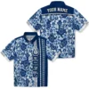Indianapolis Colts Hawaiian Shirt - Custom Hibiscus Arrows Blue White Aloha Shirt