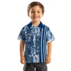 Indianapolis Colts Hawaiian Shirt - Custom Hibiscus Arrows Blue White Aloha Shirt