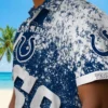 Indianapolis Colts Hawaiian Shirt - Custom Star Stripes Blue Aloha Shirt