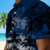 Indianapolis Colts Hawaiian Shirt - Custom Sunset Scene Blue Black Aloha Shirt