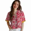Kansas City Chiefs Hawaiian Shirt - Personalized Baseball Floral Custom Tribal Stripes Red White Aloha Shirt