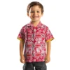 Kansas City Chiefs Hawaiian Shirt - Personalized Baseball Floral Custom Tribal Stripes Red White Aloha Shirt