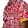 Kansas City Chiefs Hawaiian Shirt - Personalized Baseball Floral Custom Tribal Stripes Red White Aloha Shirt