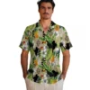 New Orleans Saints Hawaiian Shirt - Custom Tropical Toucan Gold Green Aloha Shirt