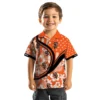 San Francisco Giants Hawaiian Shirt - Custom Floral Wave Orange White Aloha Shirt