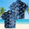 Tennessee Titans Hawaiian Shirt - Custom Palm Silhouettes Navy Aloha Shirt