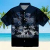 Tennessee Titans Hawaiian Shirt - Custom Sunset Scene Navy Black Aloha Shirt