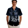 Tennessee Titans Hawaiian Shirt - Custom Sunset Scene Navy Black Aloha Shirt