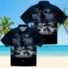 Tennessee Titans Hawaiian Shirt - Custom Sunset Scene Navy Black Aloha Shirt