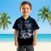 Tennessee Titans Hawaiian Shirt - Custom Sunset Scene Navy Black Aloha Shirt