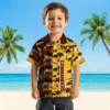 Washington Commanders Hawaiian Shirt - Custom Palm Silhouettes Burgundy Aloha Shirt